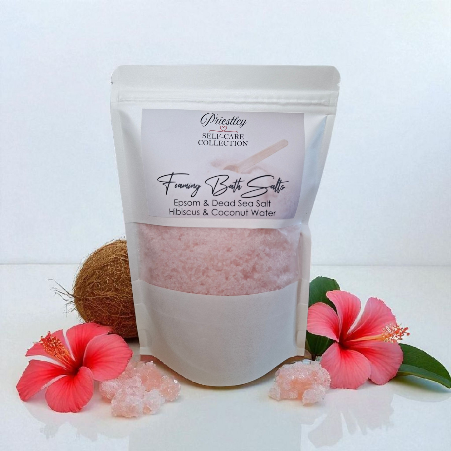 Hibiscus & Coconut Water - Foaming Bath Salts