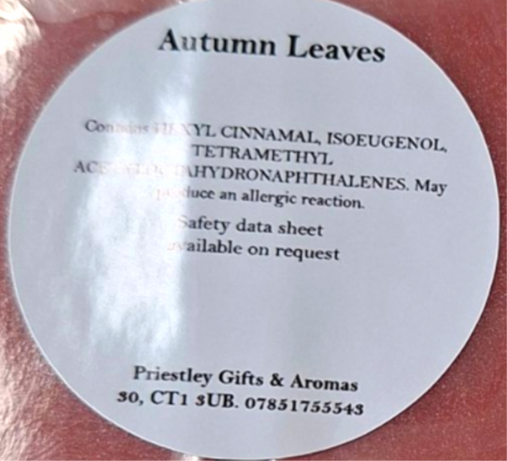 Autumn Leaves wax melt