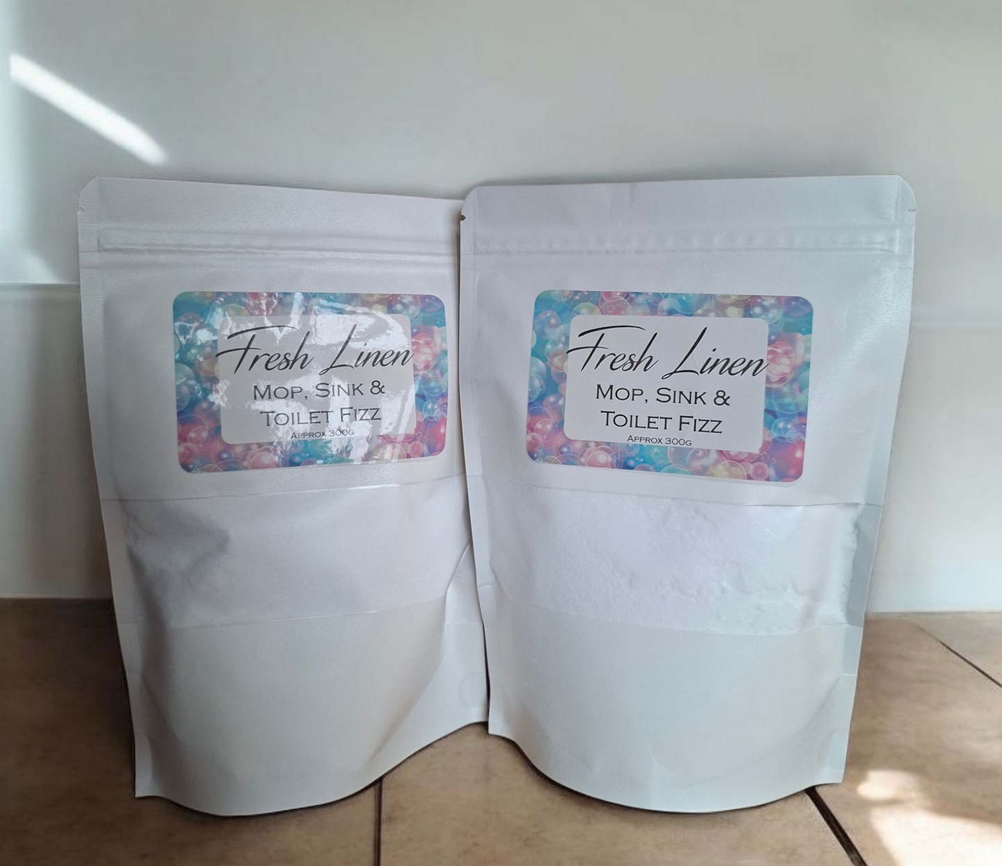 Mop, Sink & Toilet Fizz - Fresh Linen (300g)