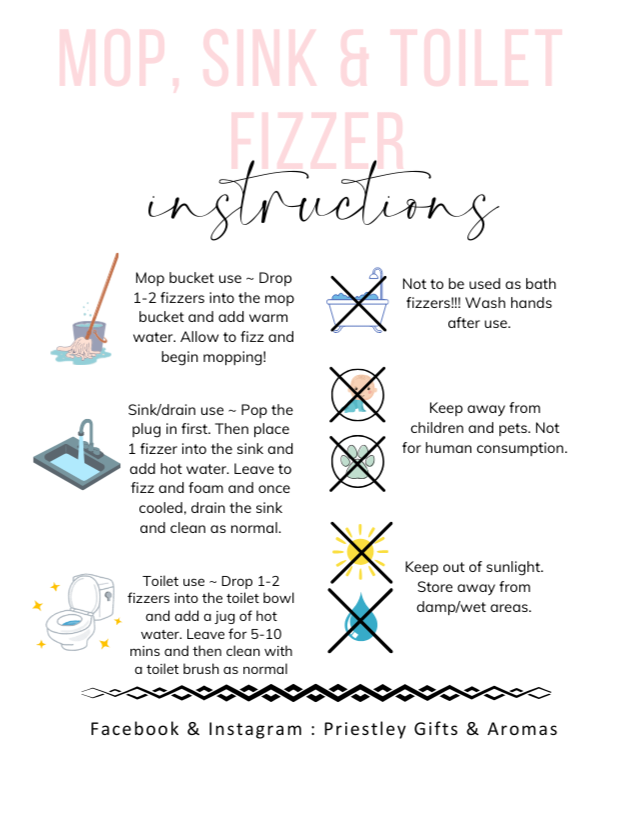 Mop, Sink & Toilet Fizz - Sunny D (300g)